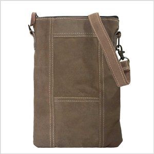 Recycled Tent Crossbody Bag - Earthtones